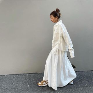 トゥデイフル(TODAYFUL)のulu Original cotton flare long skirt(ロングスカート)