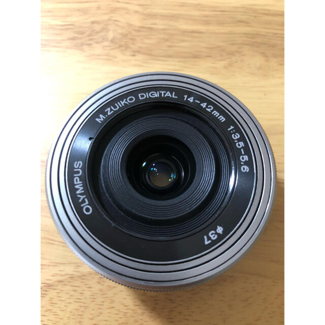 美品 olympus m.zuiko 14-42mmパンケーキレンズ - レンズ(ズーム)