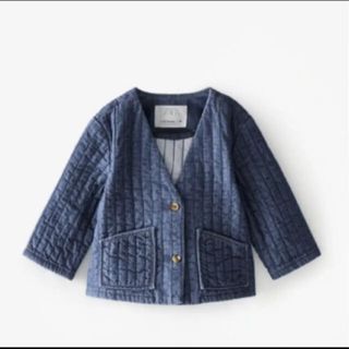 ザラキッズ(ZARA KIDS)のZARA BABY キルティングデニムジャンパー(ジャケット/上着)