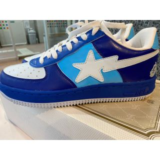 アベイシングエイプ(A BATHING APE)のAPE BAPESTA BLUE US9.5 新品(スニーカー)