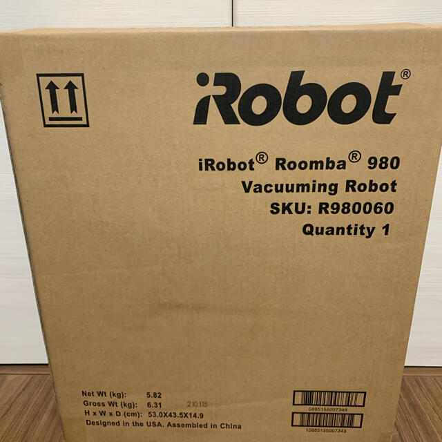 iRobot(アイロボット)の【国内正規品/長期保証】ロボット掃除機 ルンバ980 新品/未開封 スマホ/家電/カメラの生活家電(掃除機)の商品写真