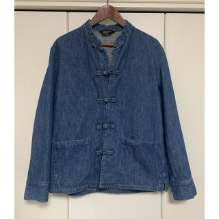 テンダーロイン(TENDERLOIN)のF.C DENIM JACKET デニムジャケット　XS 美品　チャイナ(Gジャン/デニムジャケット)