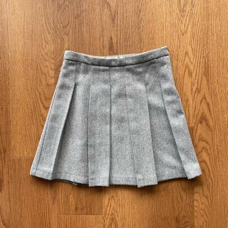 ザラ(ZARA)のbe様専用 ザラキッズ グレー プリーツスカート 制服 164cm(ミニスカート)