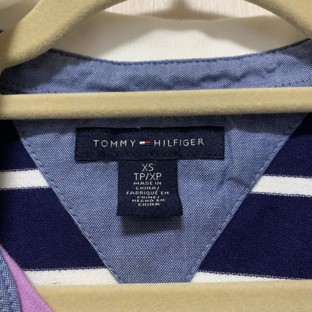 TOMMY HILFIGER(トミーヒルフィガー)のTOMMY HILFIGER  トミーフィルガー　ポロシャツ　ボーダー レディースのトップス(ポロシャツ)の商品写真