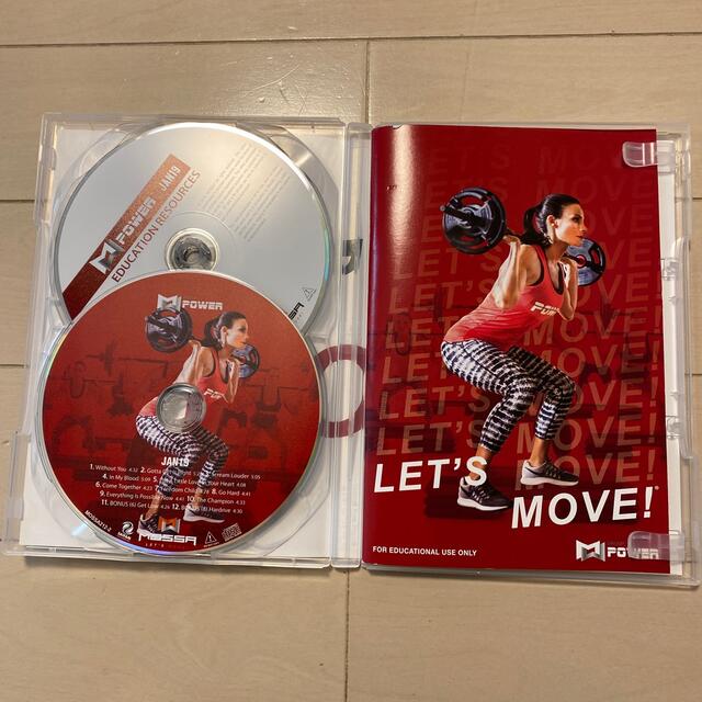 DVDグループパワー DVD CD コリオシート - スポーツ/フィットネス