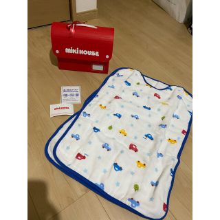 ミキハウス(mikihouse)の新品未使用　ガーゼスリーパー　ギフトBOX付き　出産祝い(その他)