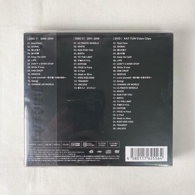 KAT-TUN(カトゥーン)のKAT-TUN アルバム 10Ks! 期間限定盤2 2CD+DVD エンタメ/ホビーのCD(ポップス/ロック(邦楽))の商品写真