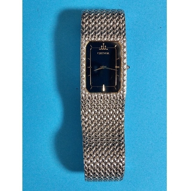 SEIKO(セイコー)の人気モデル　稼働品　セイコ　グレドール　メンズ腕時計　 ブラック文字盤　希少品 メンズの時計(腕時計(アナログ))の商品写真