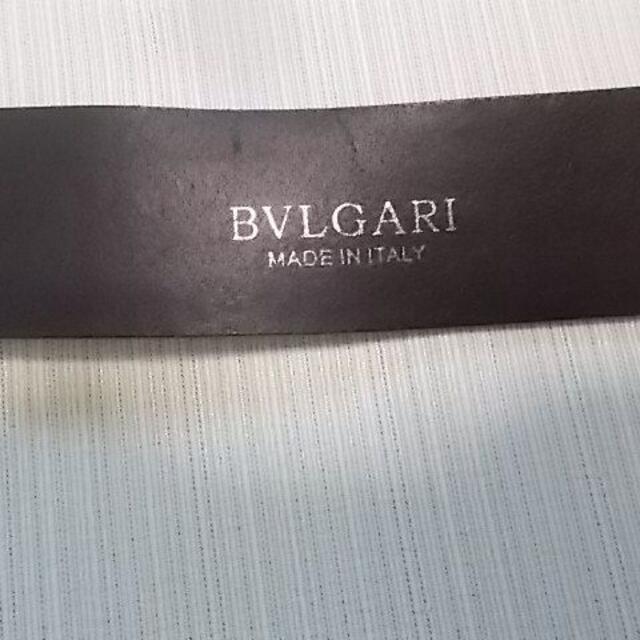 BVLGARI(ブルガリ)のブルガリベルト　シルバー　ベルトカラー黒  メンズのファッション小物(ベルト)の商品写真