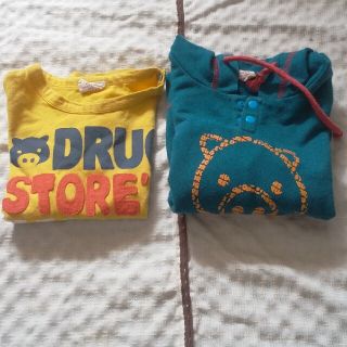 ドラッグストアーズ(drug store's)の最終処分　90サイズ長袖Tシャツ２枚組　drugstore'ｓ(Tシャツ/カットソー)