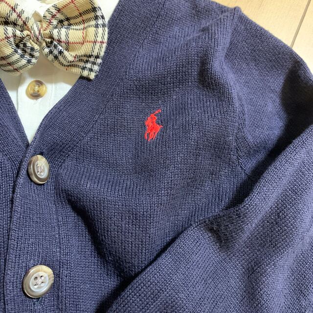 POLO RALPH LAUREN(ポロラルフローレン)の可愛い✩ラルフローレンカーディガン フォーマルセット キッズ/ベビー/マタニティのキッズ服男の子用(90cm~)(ドレス/フォーマル)の商品写真