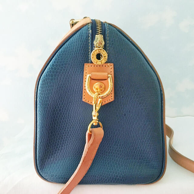 PELLE BORSA(ペレボルサ)の☆美品ブルーグリーンがオシャレPICOLO IN MILANOショルダーバッグ レディースのバッグ(ショルダーバッグ)の商品写真