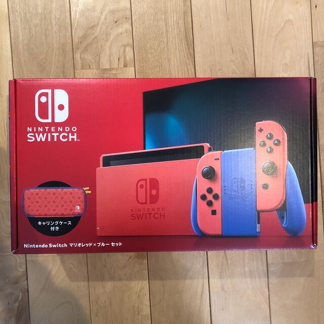 超安い品質 新品箱傷ありNintendo Switch マリオ レッド×ブルーセット