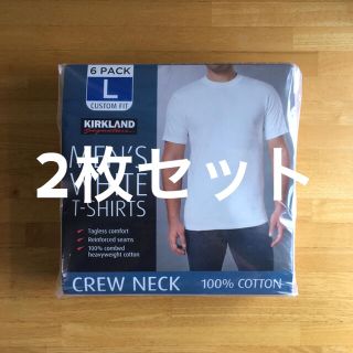 コストコ(コストコ)の【送料込み】カークランド メンズクルーネックTシャツ Lサイズ [2枚セット](Tシャツ/カットソー(半袖/袖なし))