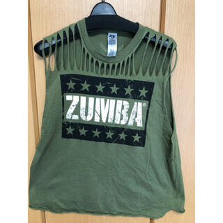 ズンバ(Zumba)のZUMBA リメイクTシャツ　フリーサイズ　used(トレーニング用品)
