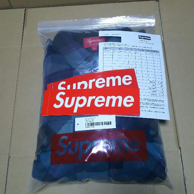 Supreme(シュプリーム)のL　supreme quilted flannel shirt メンズのトップス(シャツ)の商品写真