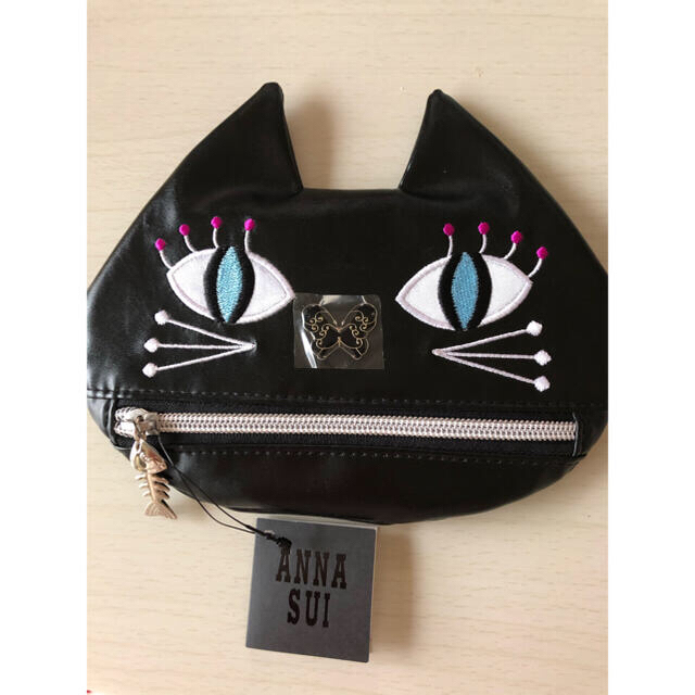 ANNA SUI(アナスイ)のANNA SUI  ポーチ　ティッシュケース　猫　ハロウィン限定品 レディースのファッション小物(ポーチ)の商品写真