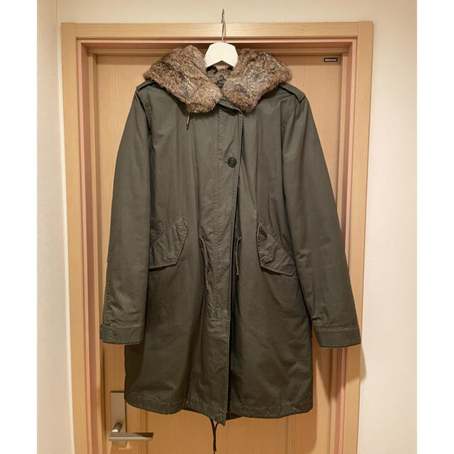 WOOLRICH(ウールリッチ)の【処分予定につき最終価格】出品10月25日まで！ウールリッチ　カーキコート　XS レディースのジャケット/アウター(その他)の商品写真