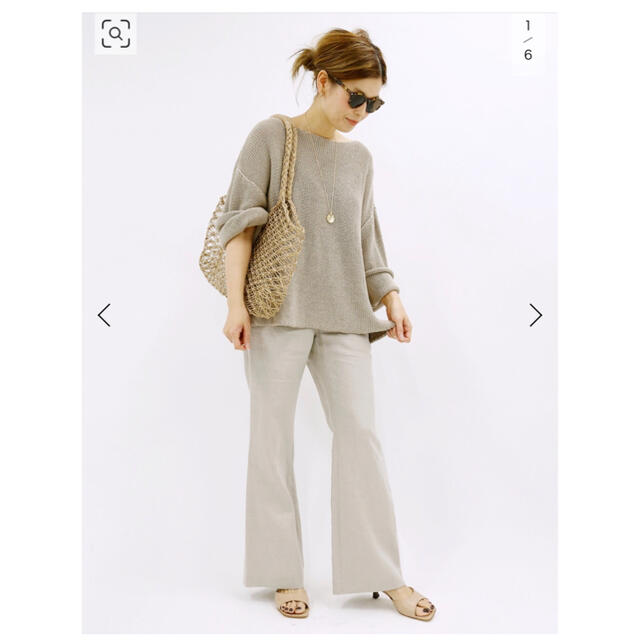 ♡新品タグ付♡　ドゥーズィエムクラス　サマーボートネックプルオーバー　ベージュ 完売 Deuxieme Classe サマー ボートネックプルオーバー