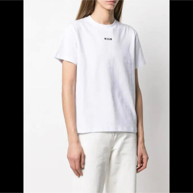 MSGM チビロゴTシャツ　ホワイト