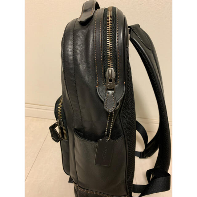 COACH コーチ 本革 ビジネスリュック バッグ ブラック - violinista.mx