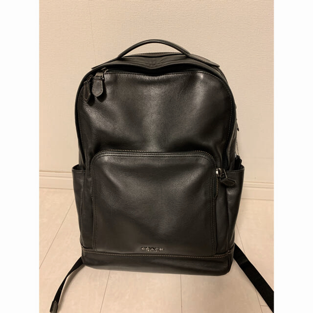 COACH コーチ 本革 ビジネスリュック バッグ ブラック - violinista.mx