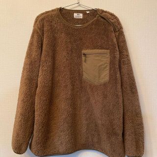 ユニクロ(UNIQLO)のUNIQLO フリースプルオーバー メンズ(ニット/セーター)