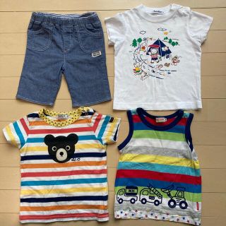 ファミリア(familiar)のsize90夏向け男の子用衣服　ファミリア、ミキハウス、ダブルビー(Tシャツ/カットソー)