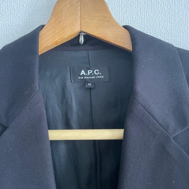 A.P.C(アーペーセー)の【ほぼ未使用美品】A.P.C ジャケット　ブラック メンズのジャケット/アウター(テーラードジャケット)の商品写真