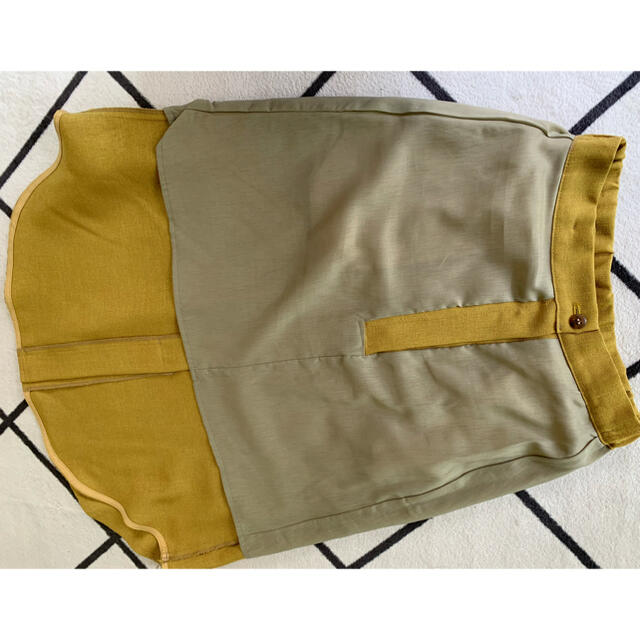 MATIN イエローシャツ風スカート レディースのスカート(ひざ丈スカート)の商品写真