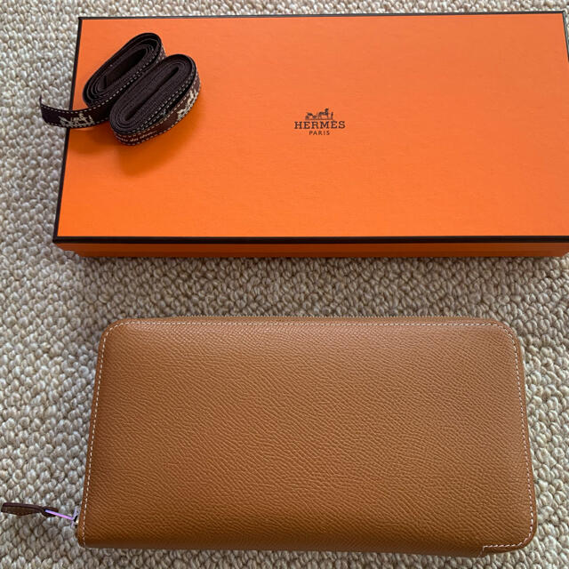 エルメス アザップシルクインゴールド 長財布 - 財布