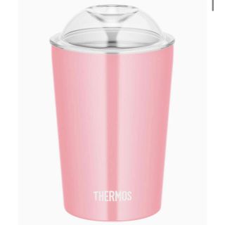 サーモス(THERMOS)の値下げ！サーモス  保冷ストローカップピンク300ml JDJ-300(水筒)