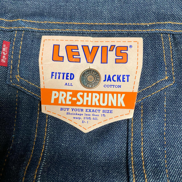 Levi's(リーバイス)のVINTAGE  LEVIS 70505-0217 Ｅ メンズのジャケット/アウター(Gジャン/デニムジャケット)の商品写真