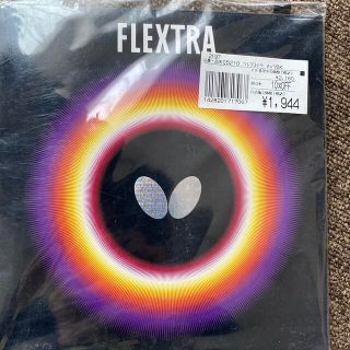 バタフライ(BUTTERFLY)の【BUTTERFLY】卓球ラバー　FLEXTRA 黒　、赤　中　2枚セット(卓球)