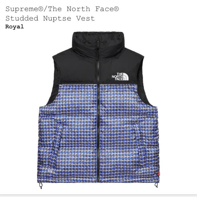 Supreme(シュプリーム)のSupreme®/The North Face® Nuptse Vest M メンズのジャケット/アウター(ダウンベスト)の商品写真