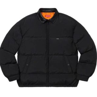 シュプリーム(Supreme)のSupreme Leather Collar Puffy Jacket Sサイズ(ダウンジャケット)