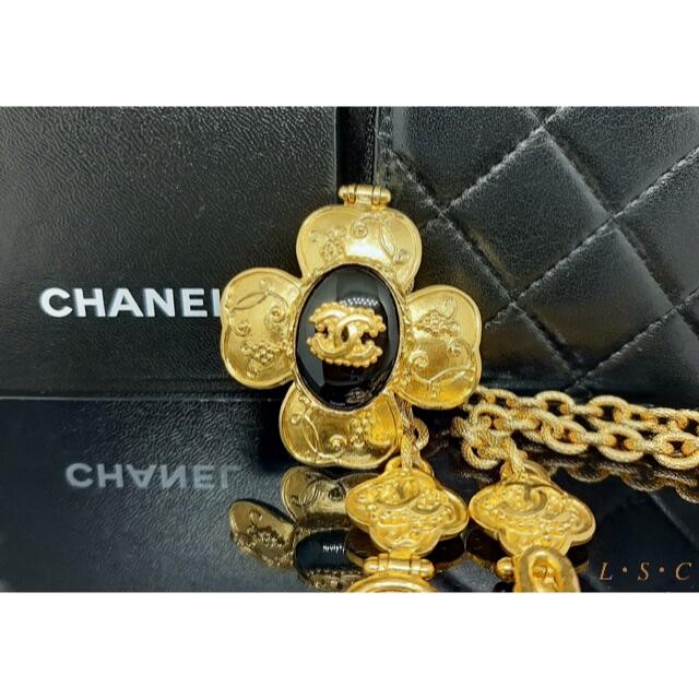 《激レア CHANEL クローバー ココマーク 95P ヴィンテージ シャネル》