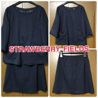 ストロベリーフィールズ(STRAWBERRY-FIELDS)のストロベリーフィールズ　ツーピース(スーツ)