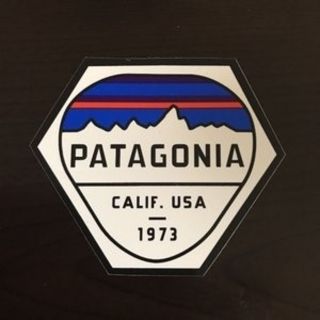 パタゴニア(patagonia)の(縦7.5cm横8.9cm) patagonia 公式ステッカー(その他)