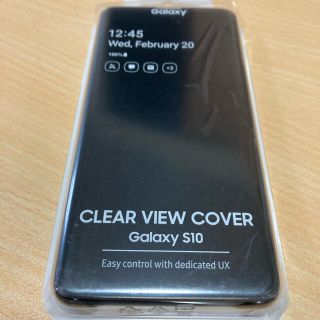 サムスン(SAMSUNG)のGALAXY S10 純正 CLEAR VIEW COVERケース(Androidケース)