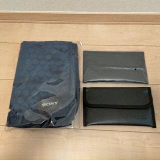 ソニー(SONY)のSony 粗品セット ひざ掛け1枚 マスクケース2個(日用品/生活雑貨)