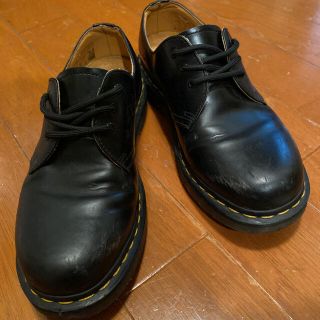 ドクターマーチン(Dr.Martens)のドクターマーチン 3ホール　uk6 ブラック(ローファー/革靴)