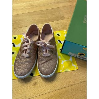 ケイトスペードニューヨーク(kate spade new york)のまるりん様専用　101/ケイトスペード×keds グリッタースニーカー　24(スニーカー)