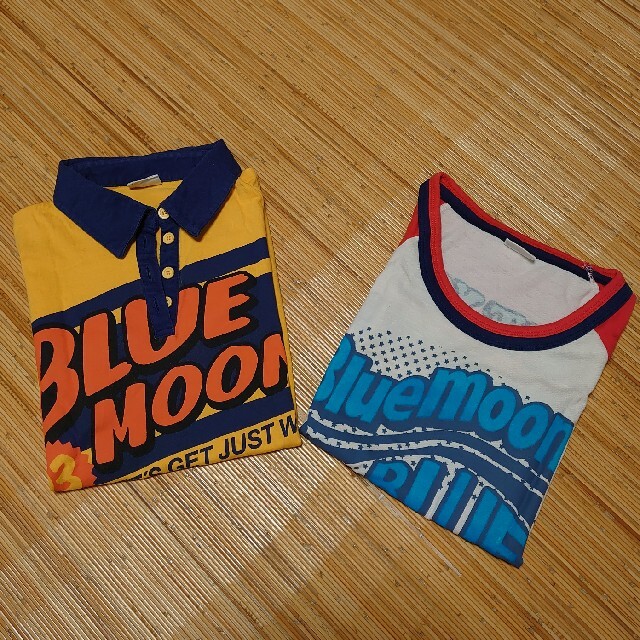 BLUE MOON BLUE(ブルームーンブルー)のブルームーンブルー　Tシャツ２点セット レディースのトップス(Tシャツ(半袖/袖なし))の商品写真