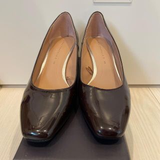 36 ZARA ダークパープル　パンプス(ハイヒール/パンプス)