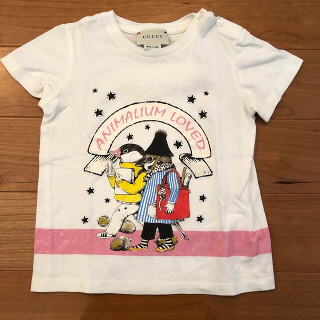 Gucci(グッチ)の定価2万以上　GUCCI  グッチ　ベビー　キッズ　Tシャツ　美品 キッズ/ベビー/マタニティのキッズ服女の子用(90cm~)(Tシャツ/カットソー)の商品写真