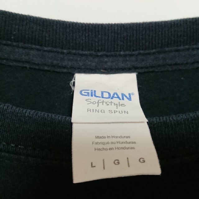 GILDAN(ギルタン)の☆US古着GILDAN/ロンT/モノトーン/ロングスリーブT/L メンズのトップス(Tシャツ/カットソー(七分/長袖))の商品写真