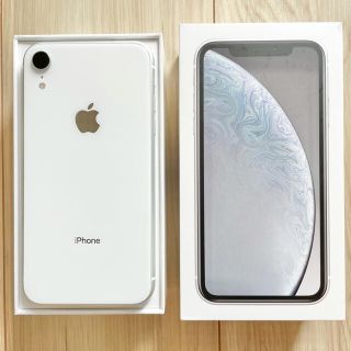 アイフォーン(iPhone)のiPhone XR 128GB ホワイト(スマートフォン本体)