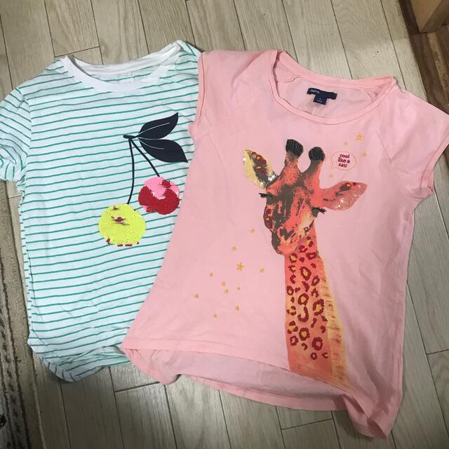 GAP Kids(ギャップキッズ)のGAP140センチTシャツセット❤️ キッズ/ベビー/マタニティのキッズ服女の子用(90cm~)(Tシャツ/カットソー)の商品写真