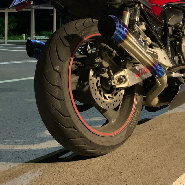 CB400SF REVO NC42 SP忠男 左右出し フルエキ マフラー